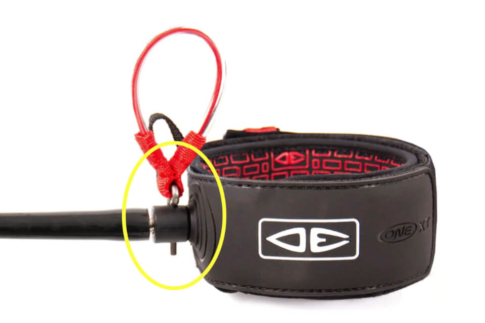 surfboard leash with quick release