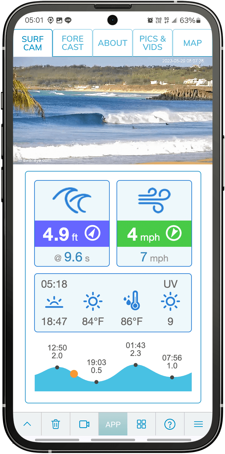 Swelleye APP screenshot 2